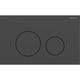 Geberit Sigma40 Round WC Dual Flush Plate - Matt Black - 115.628.14.1