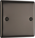 BG NBN94 Nexus Metal Black Nickel 1 Gang Blanking Plate