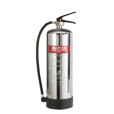 Stainless Steel 9ltr Water Fire Extinguisher by FireChief (HSWSEX9SS)