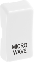 BG RRMWPCDW Evolve Grid White 'MICROWAVE' Rocker