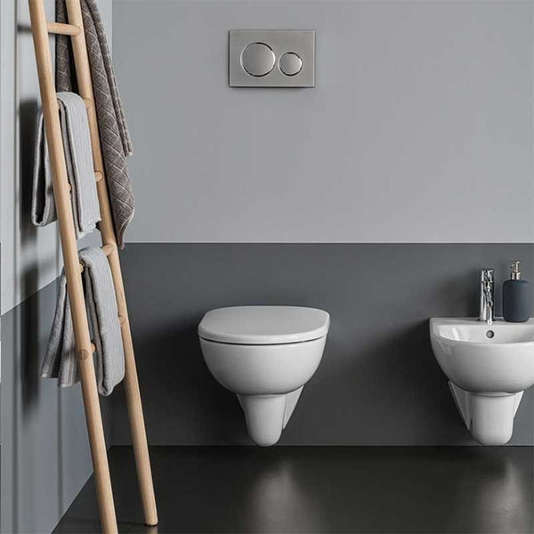 Geberit Selnova 355mm Rimless Wall Hung Pan - 501.045.00.7