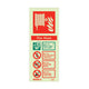 Photoluminescent Fire Hose Signs