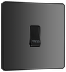 BG PCDBC14B Black Chrome Evolve 10AX 1 Way Press Switch - Black Insert by British General (BG-PCDBC14B-Shopify-SA_1)