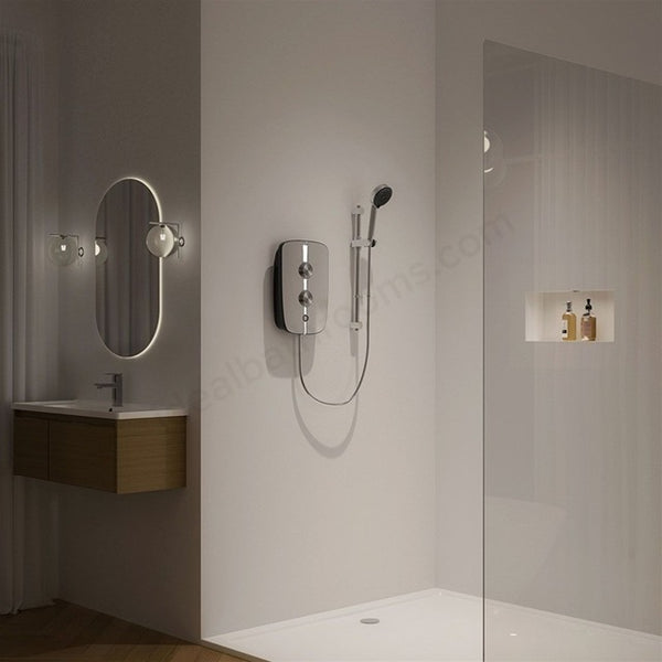 Aqualisa Lumi+ 9.5kW Electric Shower - Mirrored - LMEP9501