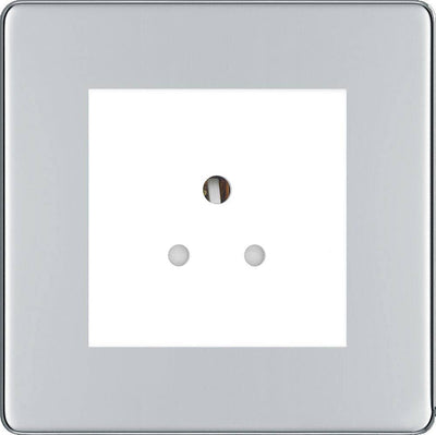 BG Nexus Screwless Polished Chrome 2A Unswitched Socket FPC28MW by British General (BG-FPC28MW)