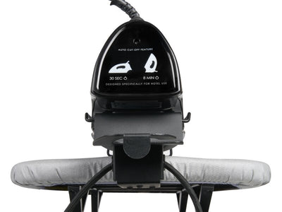 Corby Sutton Table Top Ironing Centre in Light Grey with Sherwood 2000W Steam Iron - UK Plug