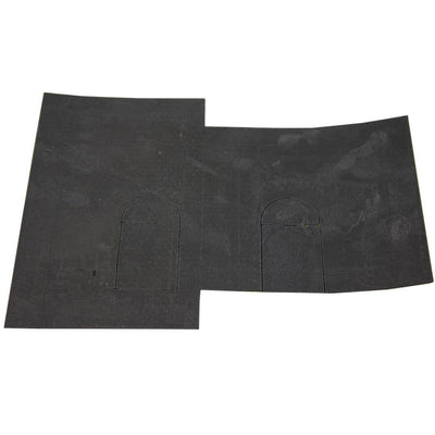 Astroflame Universal Deadlock Kit To Suit 64/76mm Backset C/W Strike Plate - Self Adhesive