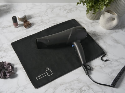 Corby Darwen Hair Dryer Bag in Black