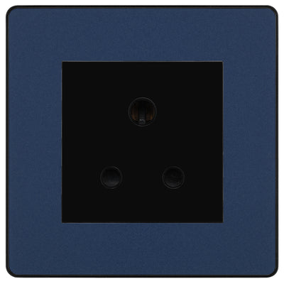 BG Evolve Matt Blue 5A Unswitched Socket PCDDB5AUSSB by British General (BG-PCDDB5AUSSB)