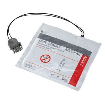 Physio-Control Lifepak 1000 Defibrillator Edge System Electrodes with Preconnect by Physio Control (Safelincs-PCCQUIKCOMBO)