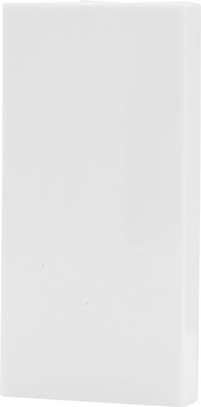 BG EMBLK1W Euro Module Blank Plate (1pcs) - White by British General (BG-EMBLK1W)