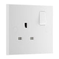 BG 921 Moulded Square Edge | White | 1 Gang 13A 1 Pole Switched Socket