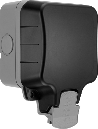 BG WP21 Nexus Storm | IP66 1 Gang 13A Neon Switched Socket by British General (BG-WP21)