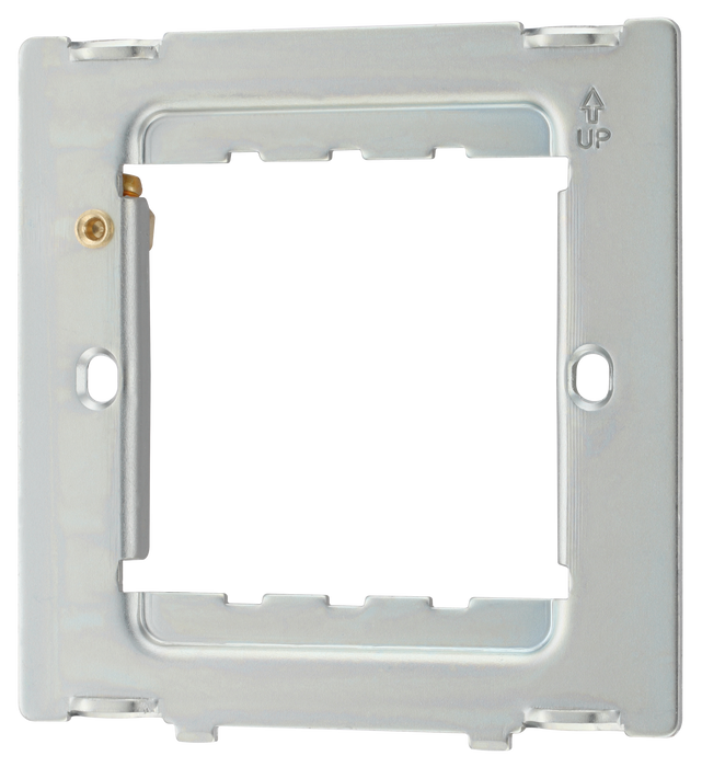 RFR12PCD Front - The Grid modular range from British General allows you to build your own module configuration with a variety of combinations and finishes. This frame is suitable for installation of Evolve Grid frontplates that fit 1 or 2 Grid modules.
