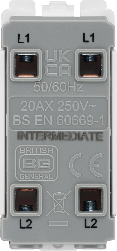 RBN13 Back - The Grid modular range from British General allows you to build your own module configuration with a variety of combinations and finishes.