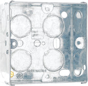 BG HGS03 1 Gang 35mm Steel Knockout Box by British General (BG-HGS03)