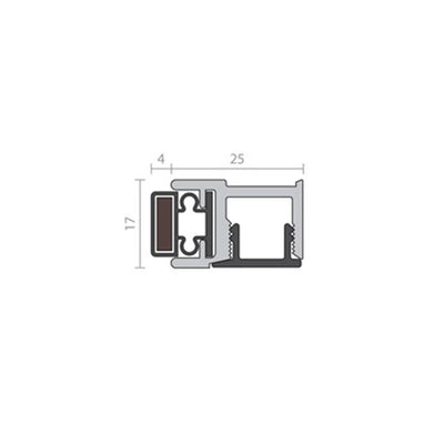 Raven RP85 - Magnetic Door Seal (2250mm) by Astroflame (ASTRO-ADRP85)