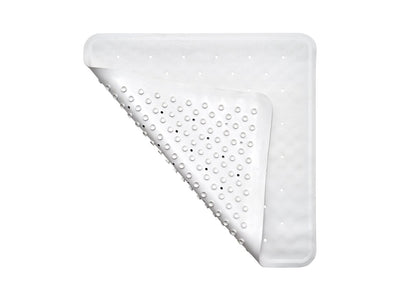 Corby Dover Bath & Shower Mat in White by Corby of Windsor (Corby-10163)