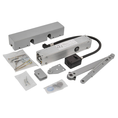 Exidor 9870 Electro-Hydraulic Door Closer in Silver Square by Exidor (Safelincs-EXD9870SSQ)
