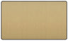 BG Evolve PCDSB95B Double Blank Plate - Satin Brass (Black) by British General (BG-PCDSB95B)