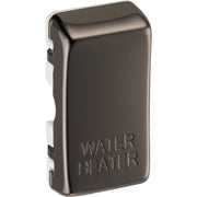 BG RRWHBN Nexus Grid Black Nickel 'WATER HEATER' Rocker