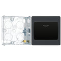 BG Evolve Matt Grey 16A Key Card Switch PCDMGKYCSB with 25mm Steel Back Box