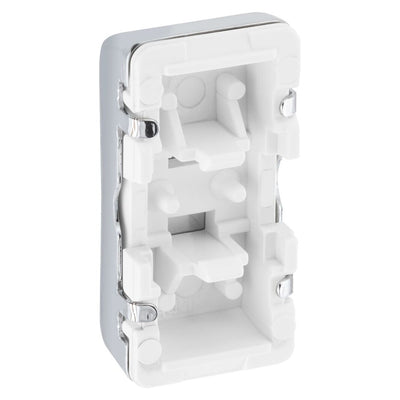 BG RRUPPC Polished Chrome 20 Amp DP Appliance Grid Switch Labelled Unprinted Rocker