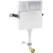 Geberit Alpha Concealed Cistern & Alpha01 Square Flush Plate - 109.013.21.1 by Geberit (Geberit-109.013.21.1)