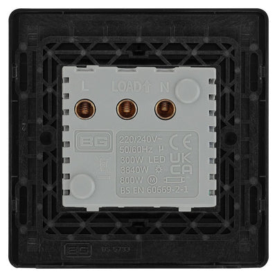 BG Evolve Black Chrome Key Card Switch PCDBCKYCSB