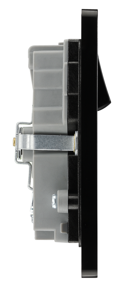 BG Evolve PCDMG22U3B Matt Grey 2 Gang 13A 2x USB-A 3.1A Socket-Black Insert