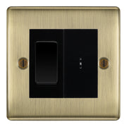 BG Nexus Antique Brass 20A Secret Key Switch with 20A Double Pole Switch - Black Insert