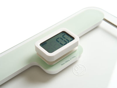 Corby Sandwell Battery Free Digital Bathroom Scales in White/Clear