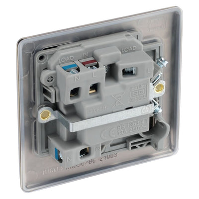 BG Nexus Antique Brass 13A Switched Fused Connection Unit NAB50 with 35mm Steel Back Box