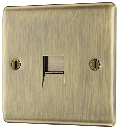NABBTM1 Front - This master telephone socket from British General uses a screw terminal connection and should be used where your telephone line enters your property.