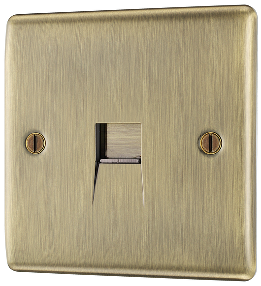 NABBTM1 Front - This master telephone socket from British General uses a screw terminal connection and should be used where your telephone line enters your property.