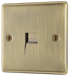 NABBTM1 Front - This master telephone socket from British General uses a screw terminal connection and should be used where your telephone line enters your property.
