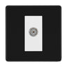 BG Screwless Matt Black Co-axial Socket FFB60W by BG Nexus (BG-FFB60W)