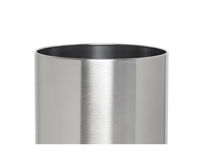 Corby Thornton Single Layer Waste Bin in Brushed Steel, 9L by Corby of Windsor (Corby-14989)