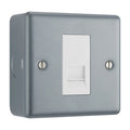 BG MC5BTS1 Metal Clad | 1 Gang Secondary Telephone Socket