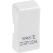 BG RRWDISW Nexus Grid | White | 'WASTE DISPOSAL' Rocker by British General (BG-RRWDISW)