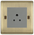 BG Nexus Metal Antique Brass 2A Unswitched Socket NAB28MG