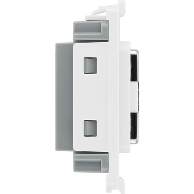 BG RBSFUSE Nexus Grid Brushed Steel 13A Fuse Holder Module