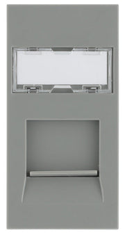 BG Nexus Grey EMRJ45C6G CAT6 RJ45 Outlet Euro Module IDC Data Socket Ethernet by British General (BG-EMRJ45C6G)
