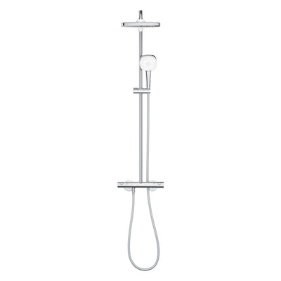 Grohe Tempesta System 250 Cube Shower System with Thermostat for Wall Mounting - 26689001