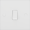BG 913 Moulded Square Edge | White | 1 Gang 10AX Intermediate Plate Switch