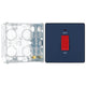 BG Evolve Matt Blue 45A DP Single Plate + Neon PCDDB74B with 35mm Steel Back Box
