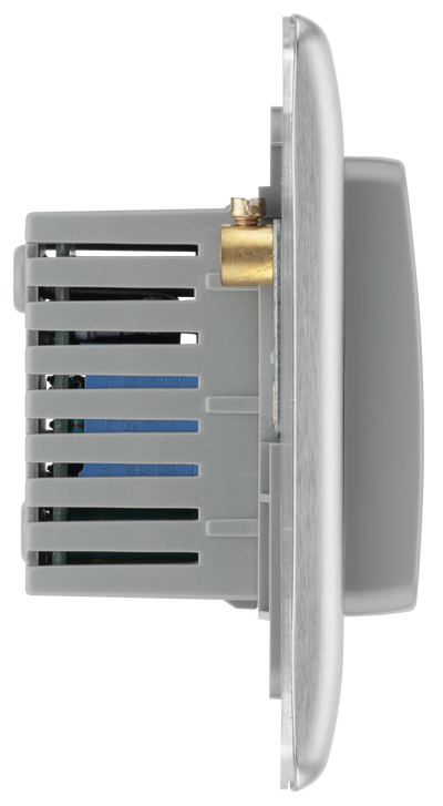 BG NBSKYCSG Nexus Metal Brushed Steel 16A Hotel Key Card Switch by British General (BG-NBSKYCSG)