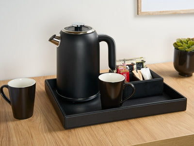 1.8L Kettle (Hertford / SD-259B) in Black & Chrome - UK Plug