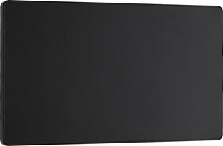 BG Evolve PCDMB95B Double Blank Plate - Matt Black (Black) by British General (BG-PCDMB95B)