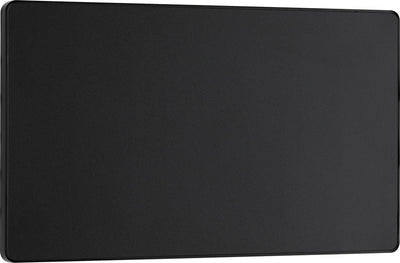 BG Evolve PCDMB95B Double Blank Plate - Matt Black (Black) by British General (BG-PCDMB95B)